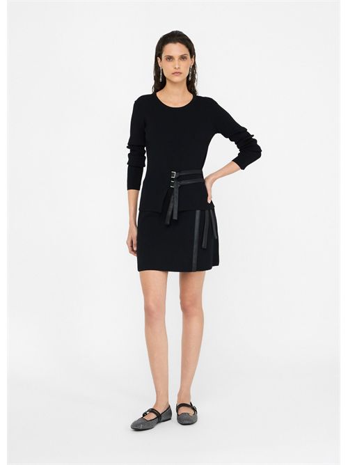 Maglia con fibbie LIU JO | MF5042MS55N/22222